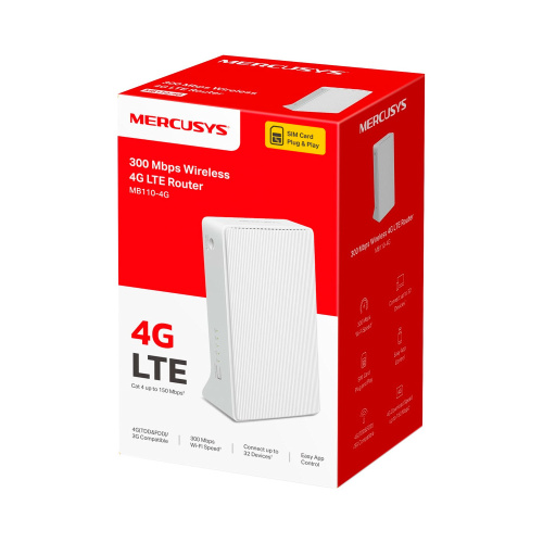 Wi-Fi роутер MERCUSYS MB110-4G в Ноутбукер.ua фото 3