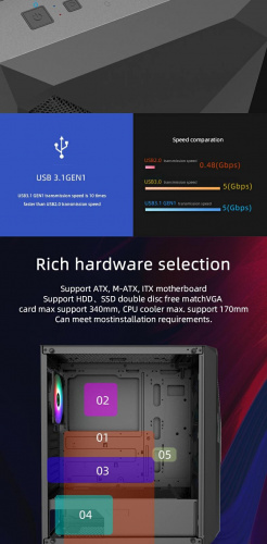 Корпус GAMEMAX Revolt в Ноутбукер.ua фото 18