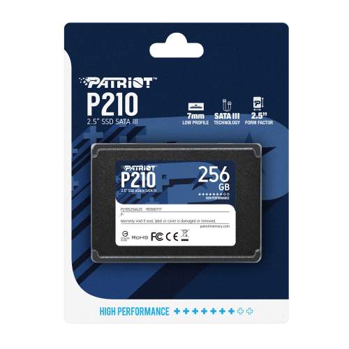 Накопичувач SSD PATRIOT P210S256G25 в Ноутбукер.ua фото 4