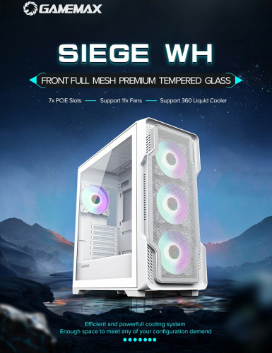 Корпус GAMEMAX Siege WT в Ноутбукер.ua фото 10