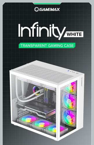 Корпус GAMEMAX Infinity White в Ноутбукер.ua фото 13