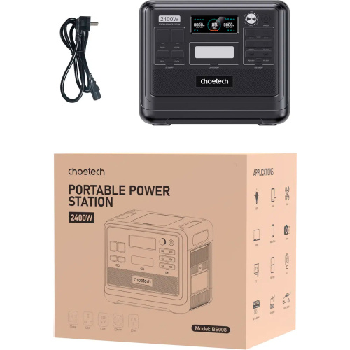 Портативна зарядна станція CHOETECH 2400W PS (BS008) в Ноутбукер.ua фото 4