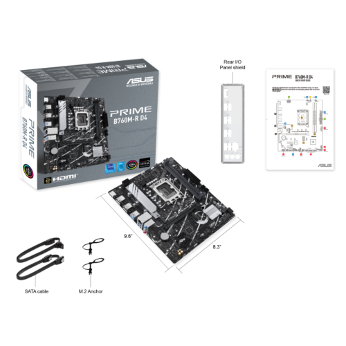 Материнська плата ASUS PRIME B760M-R D4 в Ноутбукер.ua фото 7