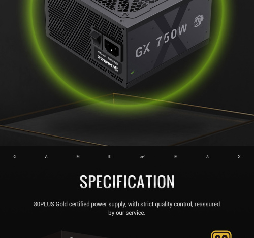 Блок живлення GAMEMAX GX 750GF в Ноутбукер.ua фото 22