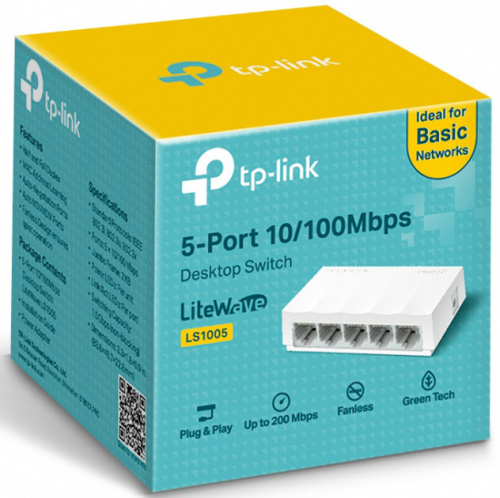 Комутатор мережевий TP-LINK LS1005 в Ноутбукер.ua фото 6