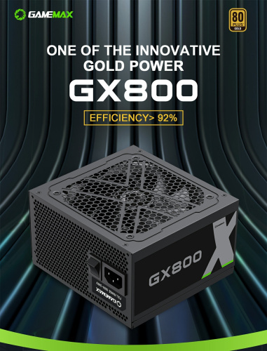 Блок живлення GAMEMAX GX-800 в Ноутбукер.ua фото 13