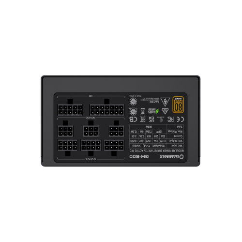 Блок живлення GAMEMAX GM-800 Modular  (GM-800  Modular ) в Ноутбукер.ua фото 8