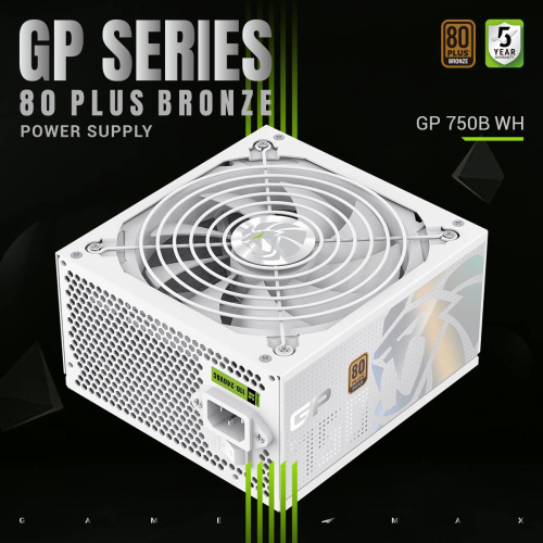 Блок живлення GAMEMAX GP 750B WH в Ноутбукер.ua фото 2