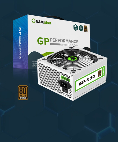 Блок живлення GAMEMAX GP-550-White в Notebooker.ua фото 25