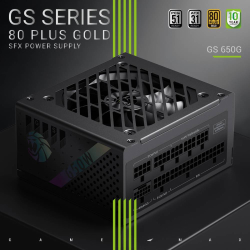 Блок живлення GAMEMAX GS 650G V25 в Notebooker.ua фото 3