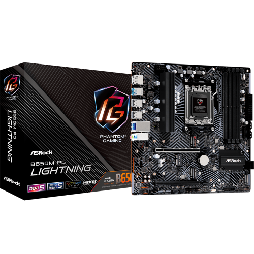 Материнська плата ASROCK B650M PG LIGHTNING в Ноутбукер.ua фото 6