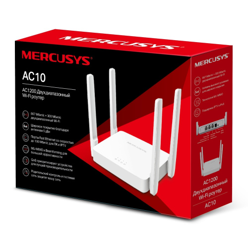 Маршрутизатор MERCUSYS AC10 в Ноутбукер.ua фото 6
