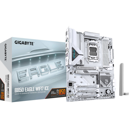 Материнська плата GIGABYTE B850 EAGLE WIFI7 ICE в Notebooker.ua фото 2