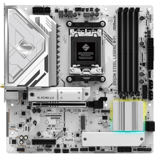 Материнська плата ASROCK B850M STEEL LEGEND WIFI в Notebooker.ua Материнська плата ASROCK B850M STEEL LEGEND WIFI в Notebooker.ua