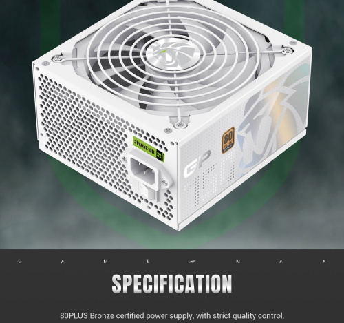 Блок живлення GAMEMAX GP 750B WH в Ноутбукер.ua фото 18