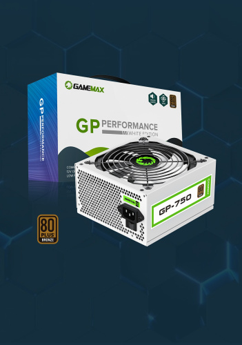 Блок живлення GAMEMAX GP-750 White в Ноутбукер.ua фото 24
