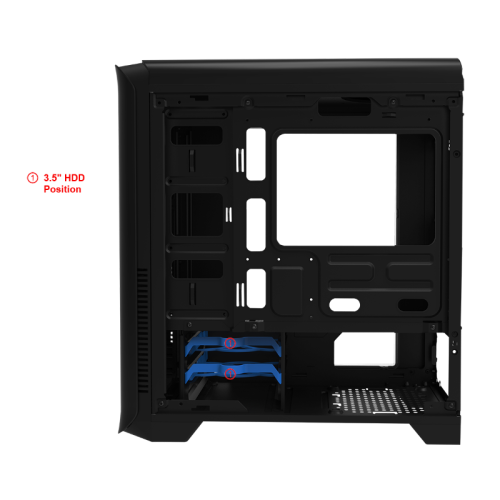 Корпус GAMEMAX H602-BK в Ноутбукер.ua фото 6