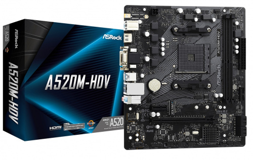 Материнська плата ASROCK A520M-HDV в Ноутбукер.ua фото 5