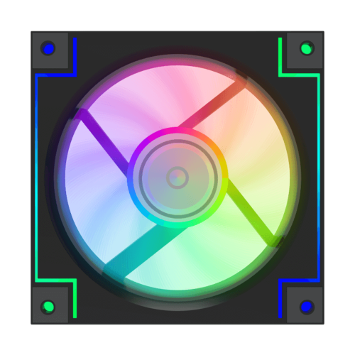 Кулер для корпуса GAMEMAX RD300 BK в Notebooker.ua фото 2