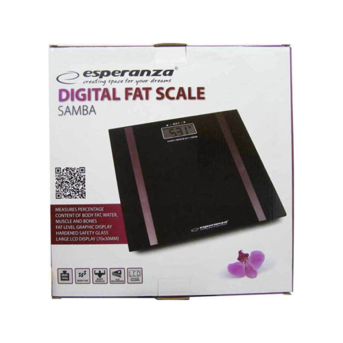 Ваги підлогові ESPERANZA EBS018K Samba Black в Notebooker.ua фото 3