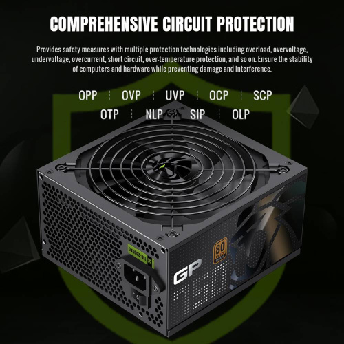 Блок живлення GAMEMAX GP 750B в Ноутбукер.ua фото 5