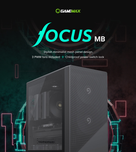 Корпус GAMEMAX Focus MB в Ноутбукер.ua фото 13