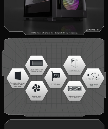 Корпус GAMEMAX Defender MB в Ноутбукер.ua фото 14