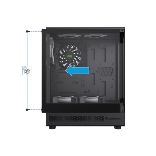 Корпус GAMEMAX Vista COC AB в Notebooker.ua фото 9