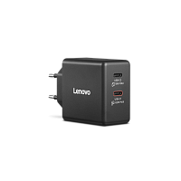 Зарядний пристрій LENOVO Dual USB-C 65W GaN Charger (40AW065BEU) в Ноутбукер.ua