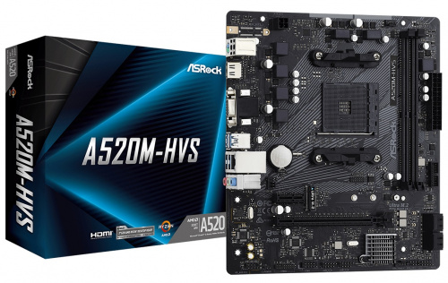 Материнська плата ASROCK A520M-HVS в Ноутбукер.ua фото 2