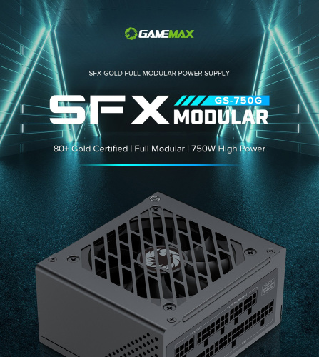 Блок живлення GAMEMAX GS-750G Black в Notebooker.ua фото 9 Блок живлення GAMEMAX GS-750G Black в Notebooker.ua фото 9
