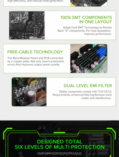 Блок живлення GAMEMAX GX-850 Modular в Ноутбукер.ua фото 21