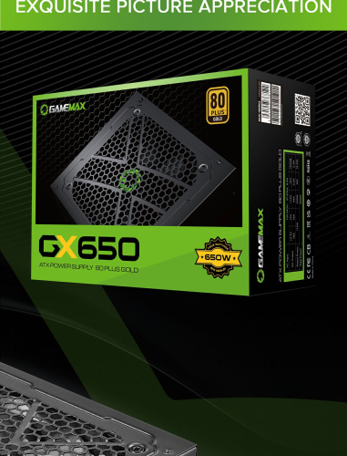 Блок живлення GAMEMAX GX-650 Modular в Ноутбукер.ua фото 29