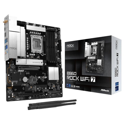 Материнська плата ASROCK B860 ROCK WIFI 7 в Notebooker.ua фото 2