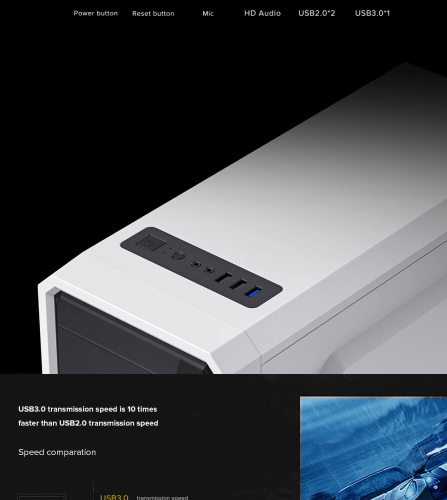 Корпус GAMEMAX G561E-WH в Ноутбукер.ua фото 10