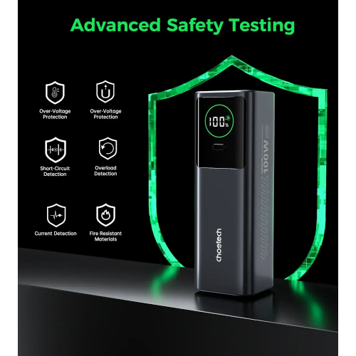 Універсальна мобільна батарея CHOETECH PD100W 20000mAh AC (B1012) в Ноутбукер.ua фото 6