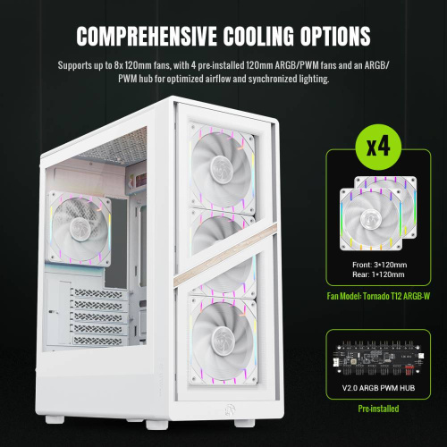 Корпус GAMEMAX AERIS 330 GW в Ноутбукер.ua фото 6