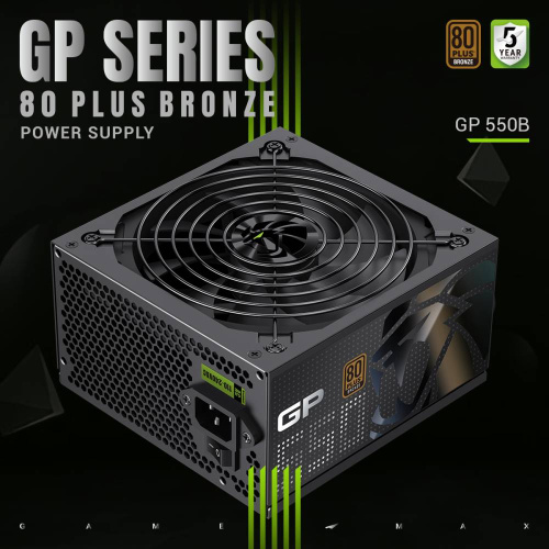 Блок живлення GAMEMAX GP 550B в Ноутбукер.ua фото 2