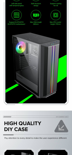 Корпус GAMEMAX Precision Black в Notebooker.ua фото 25