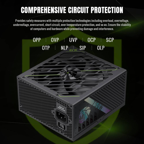 Блок живлення GAMEMAX GX PRO 750G в Notebooker.ua фото 7 Блок живлення GAMEMAX GX PRO 750G в Notebooker.ua фото 7