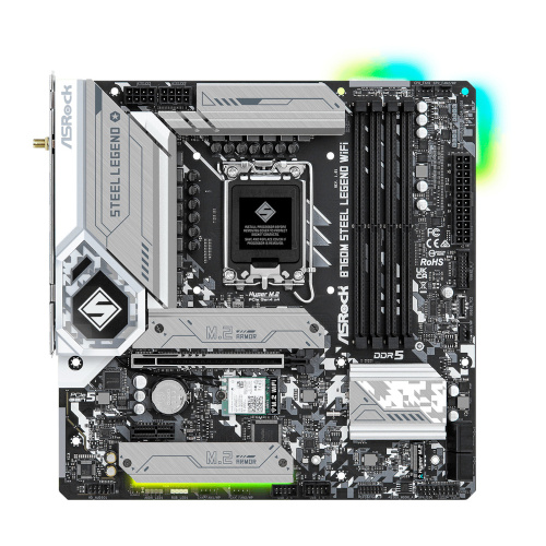 Материнська плата ASROCK B760M STEEL LEGEND WIFI в Notebooker.ua Материнська плата ASROCK B760M STEEL LEGEND WIFI в Notebooker.ua