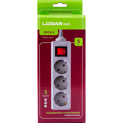 Мережевий фільтр живлення LOGAN SFG3-5 в Notebooker.ua фото 5