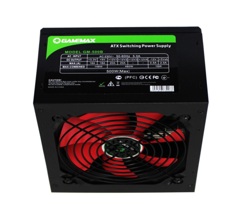 Блок живлення GAMEMAX GM-500B в Notebooker.ua фото 3