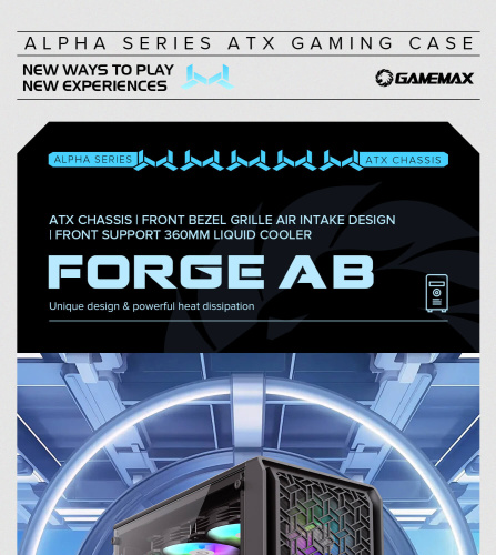 Корпус GAMEMAX Forge AB в Notebooker.ua фото 12