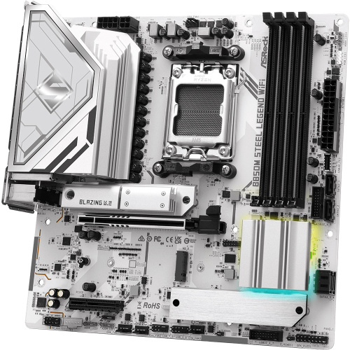 Материнська плата ASROCK B850M STEEL LEGEND WIFI в Notebooker.ua фото 5 Материнська плата ASROCK B850M STEEL LEGEND WIFI в Notebooker.ua фото 5