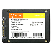 Накопичувач SSD ATRIA ATSATXT200/512 в Ноутбукер.ua