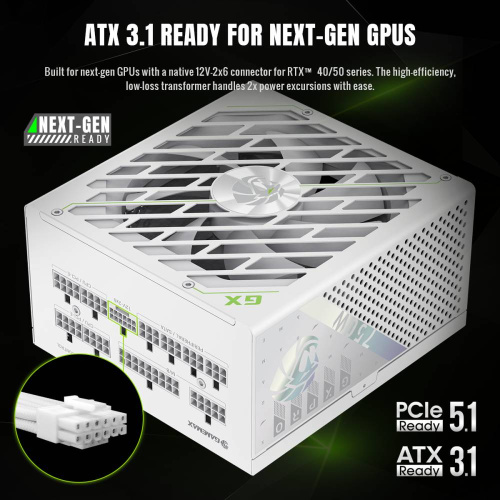Блок живлення GAMEMAX GX PRO 750G WH в Notebooker.ua фото 5