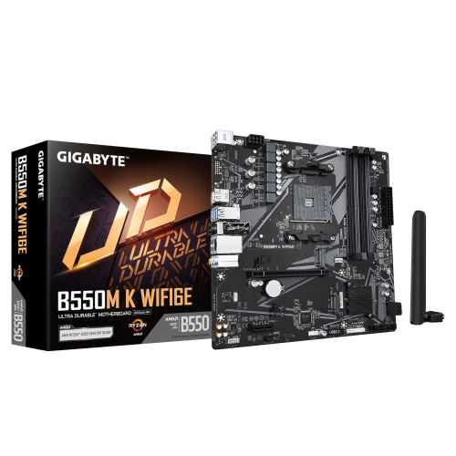 Материнська плата GIGABYTE B550M K WIFI6E в Ноутбукер.ua фото 2