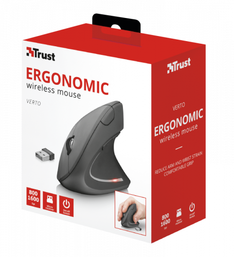  TRUST Verto Wireless Ergonomic Mouse (22879) в Ноутбукер.ua фото 7