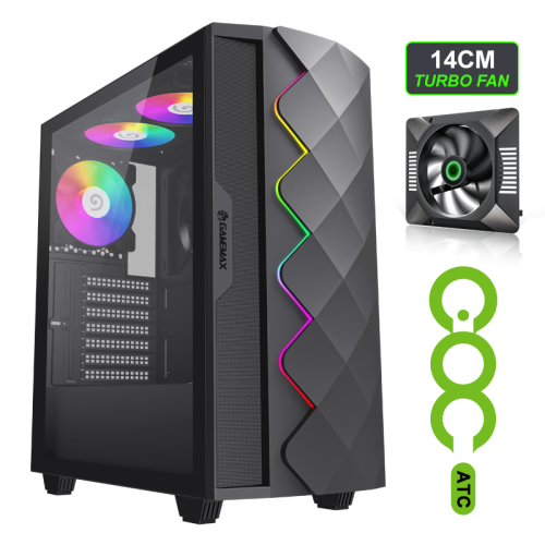 Корпус GAMEMAX Black Diamond CP в Ноутбукер.ua фото 33